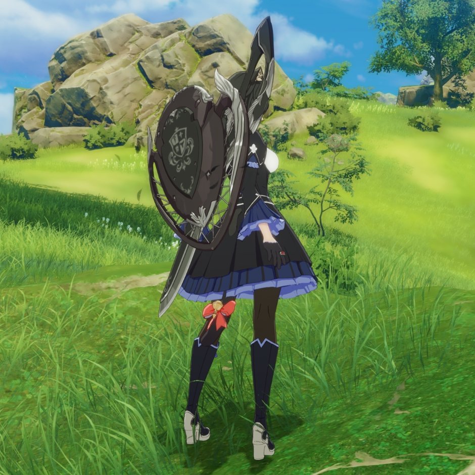 toshi_koi's tweet photo. サブの子をちょこっとイメチェン。
髪型を変えて武器のスキンをブラックメイドに。これだけでも随分印象が変わりますね☺ https://t.co/zdwuyj0tMd