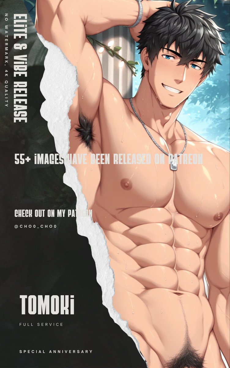 Cho0_ch0's tweet photo. Tomoki [ Special Anniversary ] - Full Service
Vibe &amp; Elite Set is finally here! No Watermarks, 4K Quality, No Blur

🔞Join the exclusive zone : https://t.co/rlgGsRF4Ii 

#Tomoki #FullService #game #gameonline #bl #boyslove #gay #rule34 #yaoi #NSFW #AIart #Patreon #bara #gay https://t.co/NEYeh6bwb3