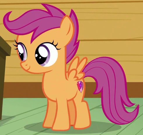 mlparchives's tweet photo. scootaloo!
(her wings are underdeveloped so she cannot fly) https://t.co/y0RjTLMmWY