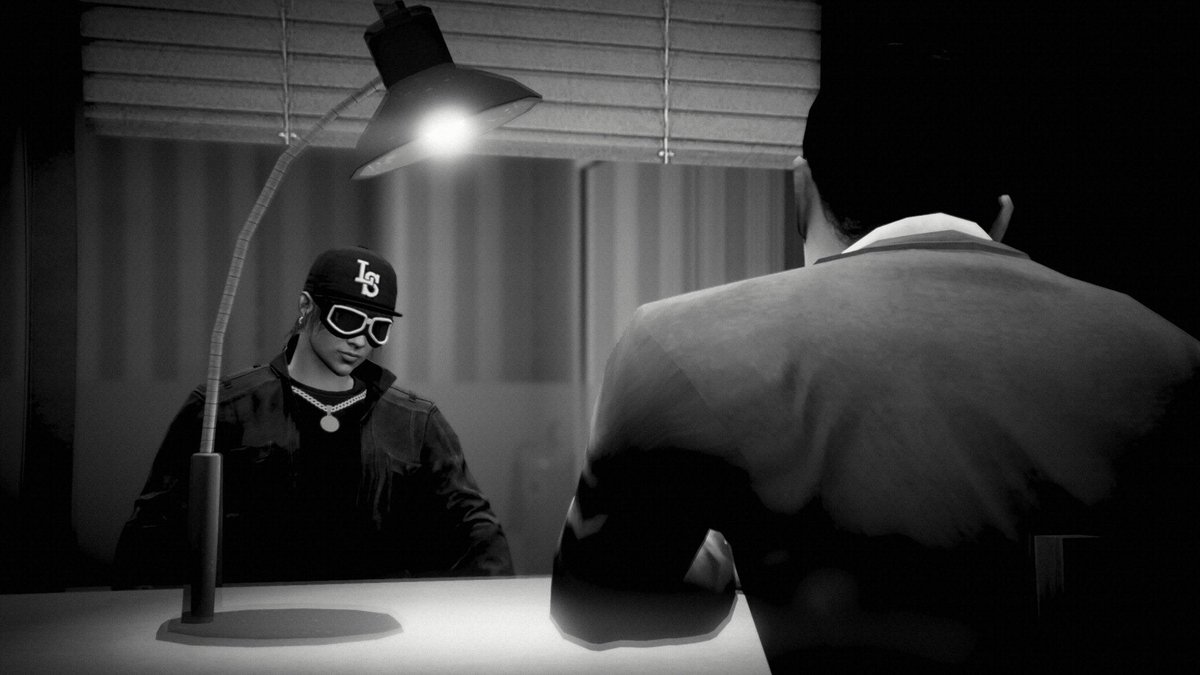 Crow_Games_4525's tweet photo. 【取り調べ】

👮‍♂️「なぜあの現場に居たんだ！」

🐦‍⬛(ガタガタうっせぇーな……)

 #GTA5  #GTAV  #GTAOnline  
 #RockstarGamesScammers 
 #RockstarEditor  #RockstarGames 
 #PS5  #CrowGames  #POLICE https://t.co/SNhDkHmMJj