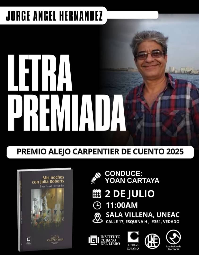 AbelPrieto11's tweet photo. Hoy, a las 11 am, en la UNEAC, un encuentro con nuestro Jorge Ángel Hernández. Están todos invitados!!! https://t.co/LkEzOltdq0
