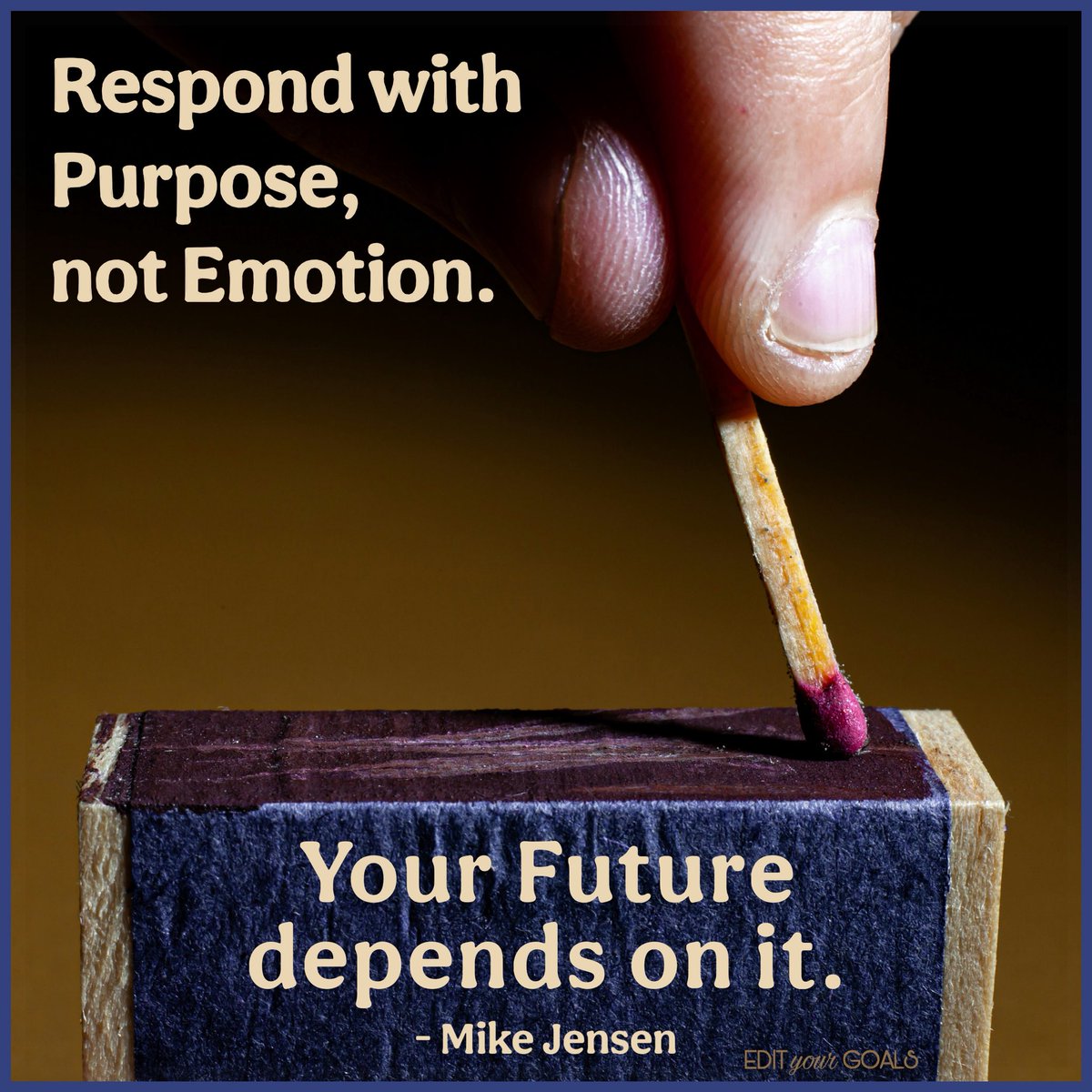 MBR3Coaching's tweet photo. Who is making your decisions, you or your emotions?

Your emotions are real, but they were never meant to lead your life. They are signals, not commands. The moment you allow an emotion to make your decisions, you give away your power and lose your influence over the direction of your life.

Every emotion begins with a thought. Change the thought and you begin changing the emotion. When you stay trapped in fear, anger, guilt, or frustration, your mind narrows and your choices become limited. You react instead of respond. That is how temporary emotions create lasting consequences.

The greatest strength you can develop is the ability to pause. Give yourself time before making important decisions. A calm mind always sees opportunities that an emotional mind cannot. As your energy rises, your perspective expands. New thoughts appear. Better solutions become visible. What once looked impossible often becomes manageable.

If you continue repeating emotional reactions, they become habits. Those habits shape your identity and eventually create your results. But the same process can work in your favor. Build the habit of awareness first. Then choose responsibility for your thoughts. From there, respond with intention instead of emotion.

Your power has never been in controlling your emotions. Your power is in influencing the thoughts that create them. That is where resilience is built. That is where clarity replaces confusion. And that is where you begin creating a life that reflects your highest potential instead of your strongest emotion.

If this message spoke to you or something within it resonated, I invite you to check out my other ideas in my books sold on Amazon.  They have already helped thousands worldwide. 

– Coach Mike

EDIT Your GOALS

Every
Day
Internal
Thoughts

Guarantee
Our
Absolute
Life
Situations

#respond #purpose #emotions  #future  #choices 

Background Photo Credit:
Ian Talmacs