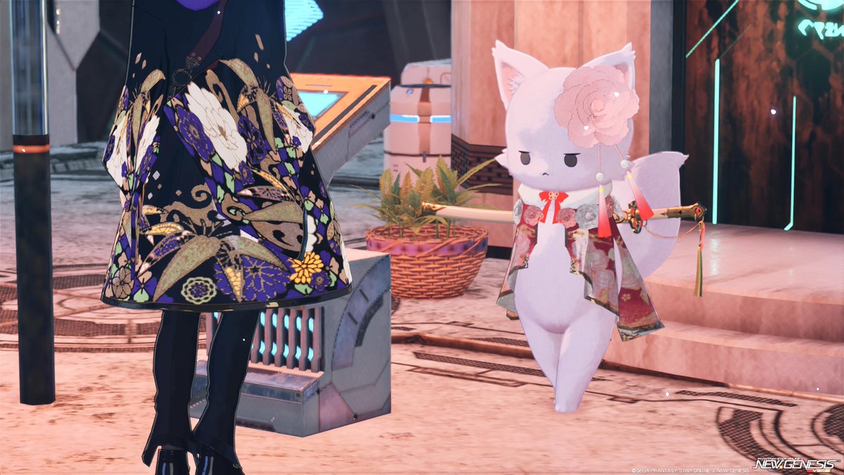 momoca_ngs's tweet photo. ｢ごきげんようﾆｬ(ｽｯ」

｢コーデがキマりましたﾆｬ」

アクセをまさかの使い方してきておじさんびっくりよ。相変わらずこのお方はコーデの達人すぎる…ホント好き、好きの塊。真面目にわたしのコーデのお師匠です
#PSO2NGS
#PSO2NGS_SS
#メンテの日じゃないけどSSを貼る https://t.co/jIXRcWZRGK