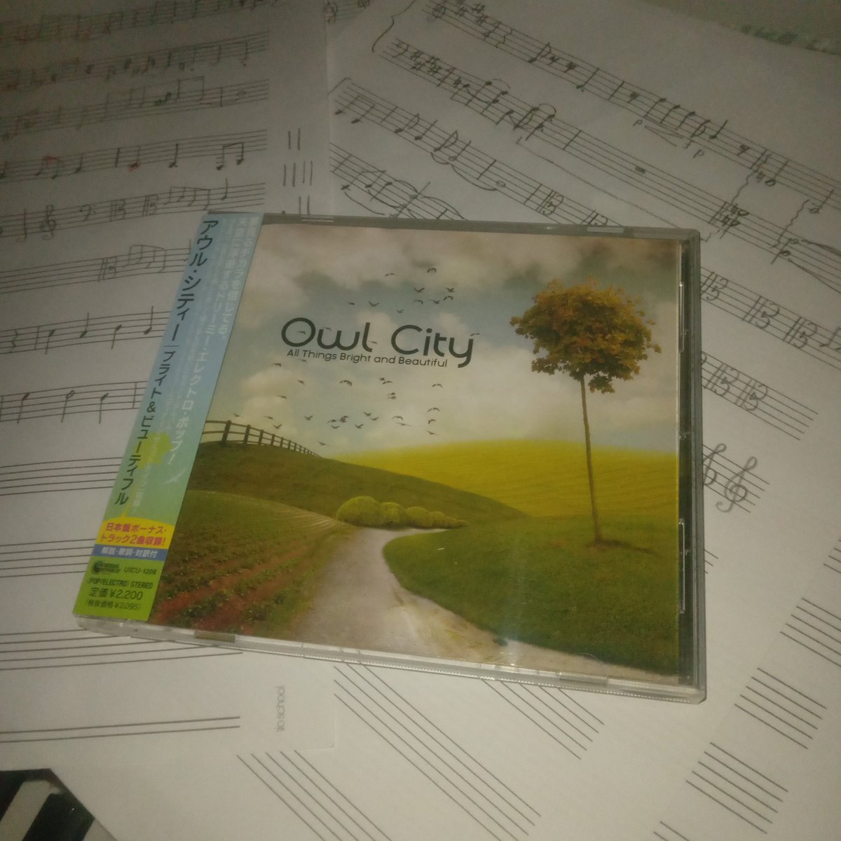 Noodle_Sushi's tweet photo. FINALLY GOT #OWLCITY'S #ATBAB JAPAN EDITION CD <333 https://t.co/x9lI3dUDrk