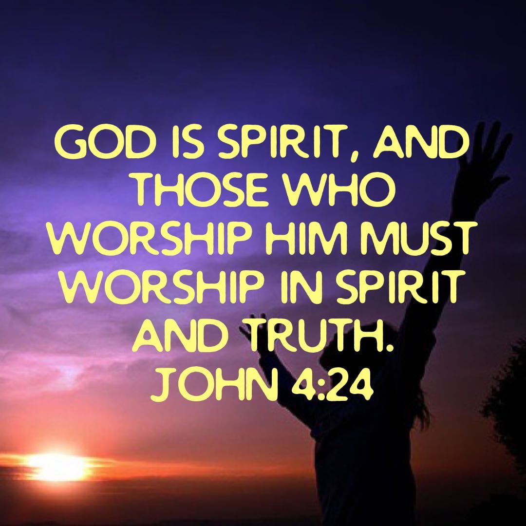 RobStreetman's tweet photo. Because God is spirit, He must be worshiped in spirit (i.e., not confined to place or time). Furthermore, worship in the spirit is the worship of the Father in the Spirit of Christ, the Spirit of Sonship. To have Christ the Son and the Spirit of the Son dwelling in us and revealing the Father, this makes us true, spiritual worshipers. A. Murray #Helovesyou