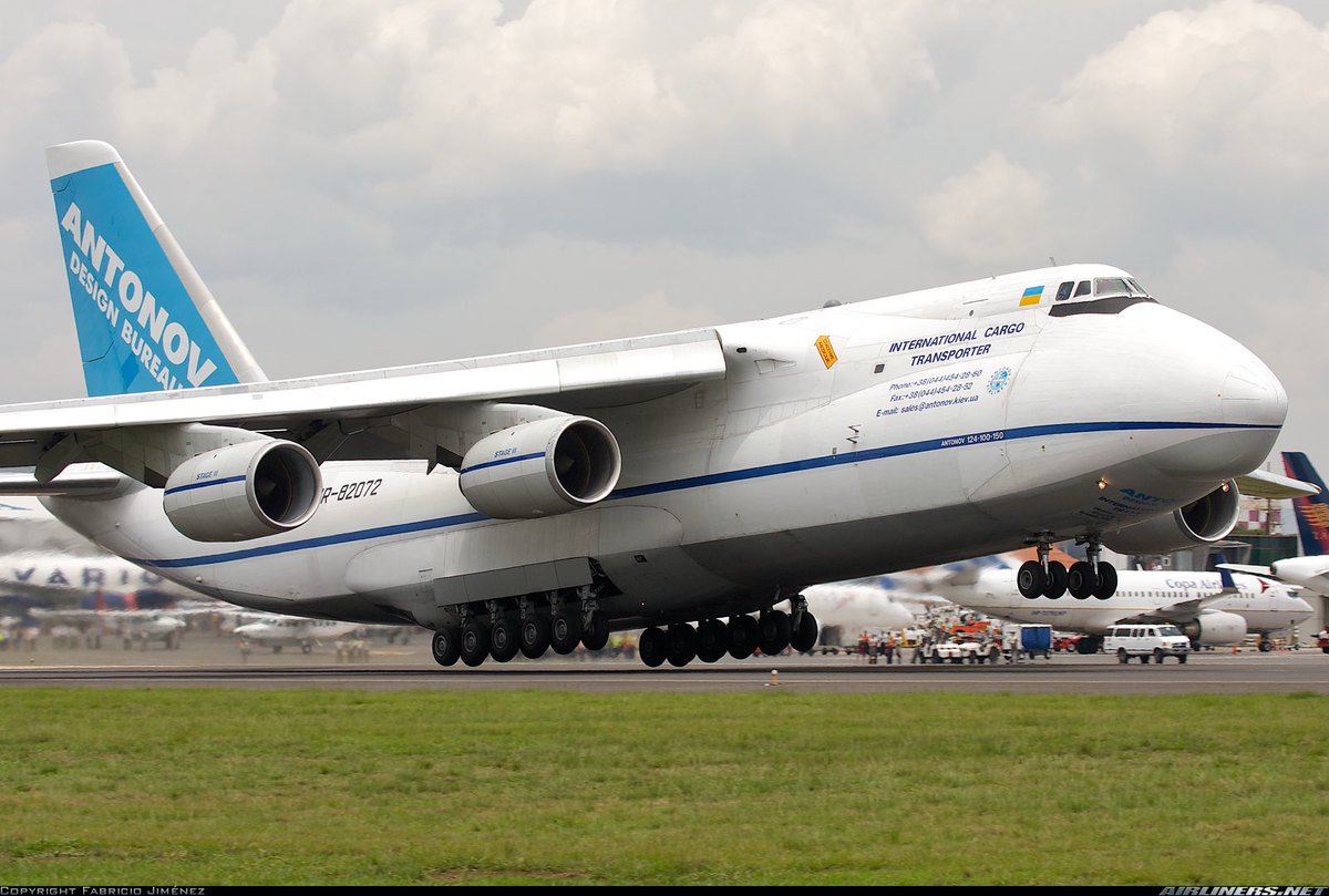 ClassicsPlanes's tweet photo. An Antonov Airlines Antonov AN-124-100-150 Ruslan seen here in this photo at Alajuela Airport CR in April 2010 #avgeeks π·- Fabricio Jimenez https://t.co/CIvyWsU4F0