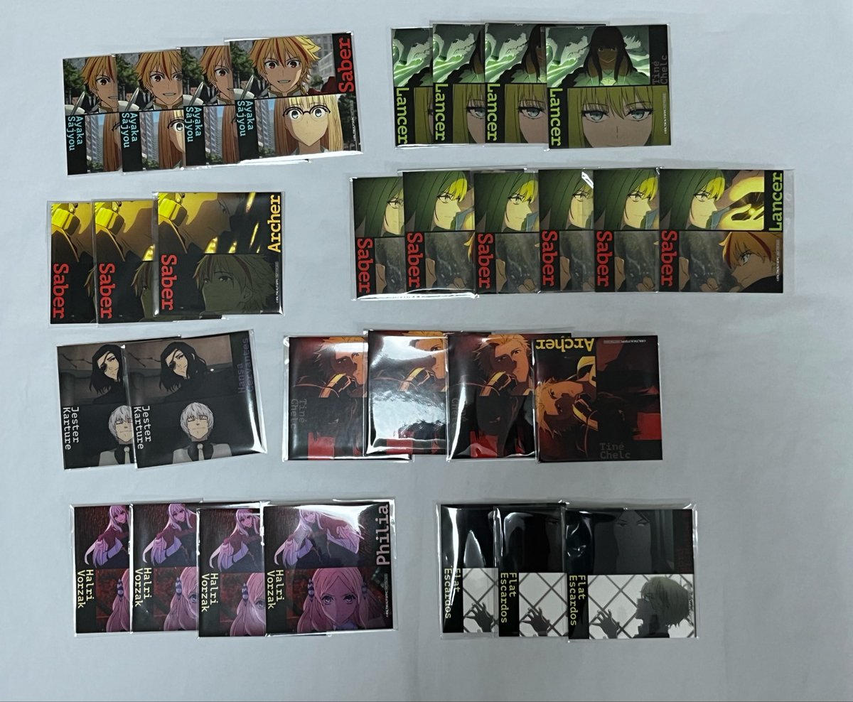 ioi_ol_'s tweet photo. Fate strange fake 交換 買取 譲渡

求 偽アーチャー/偽ランサーコースター/500円➕送料

譲 画像/定価➕送料

3段目のみ譲渡
仮約束〇

お気軽にお声掛けください🌟 https://t.co/ctzqpung3i