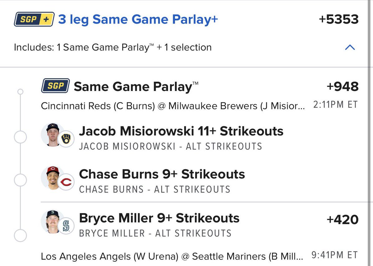 HammerTimeLays's tweet photo. I’m not betting baseball today

But if I was…. https://t.co/yOzTgCmkRk