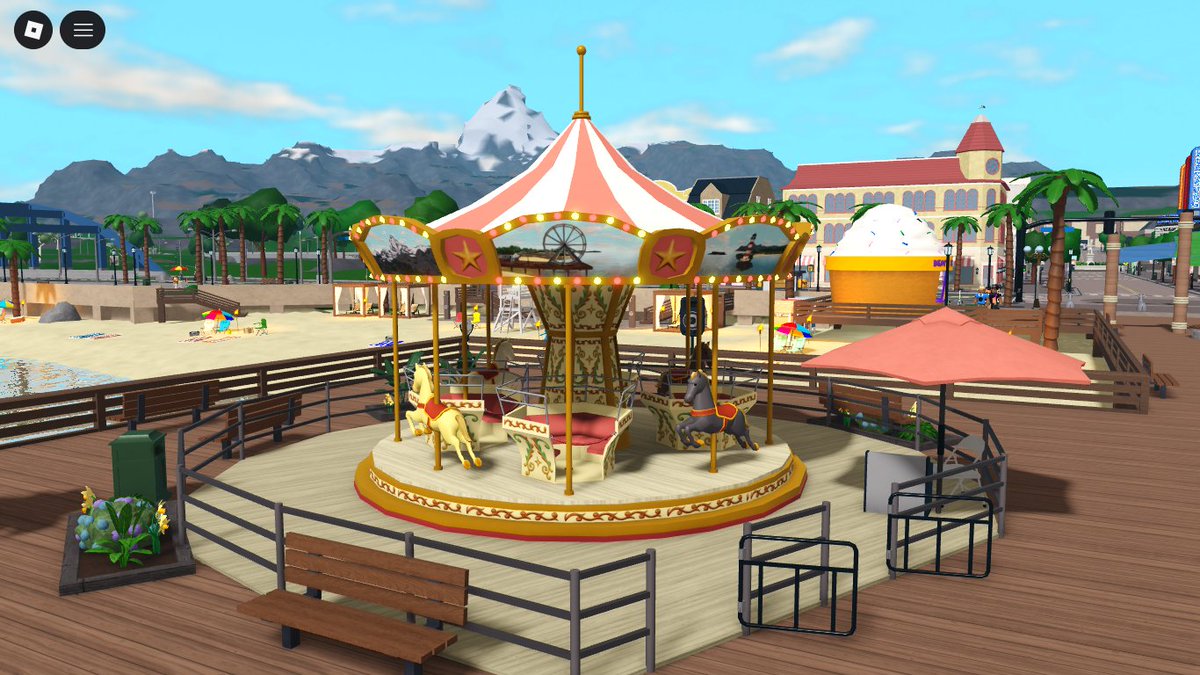 Abdul8364's tweet photo. Petition to get the new Bloxburg carousel added to Build Mode!👇 https://t.co/dB03iMV5CJ