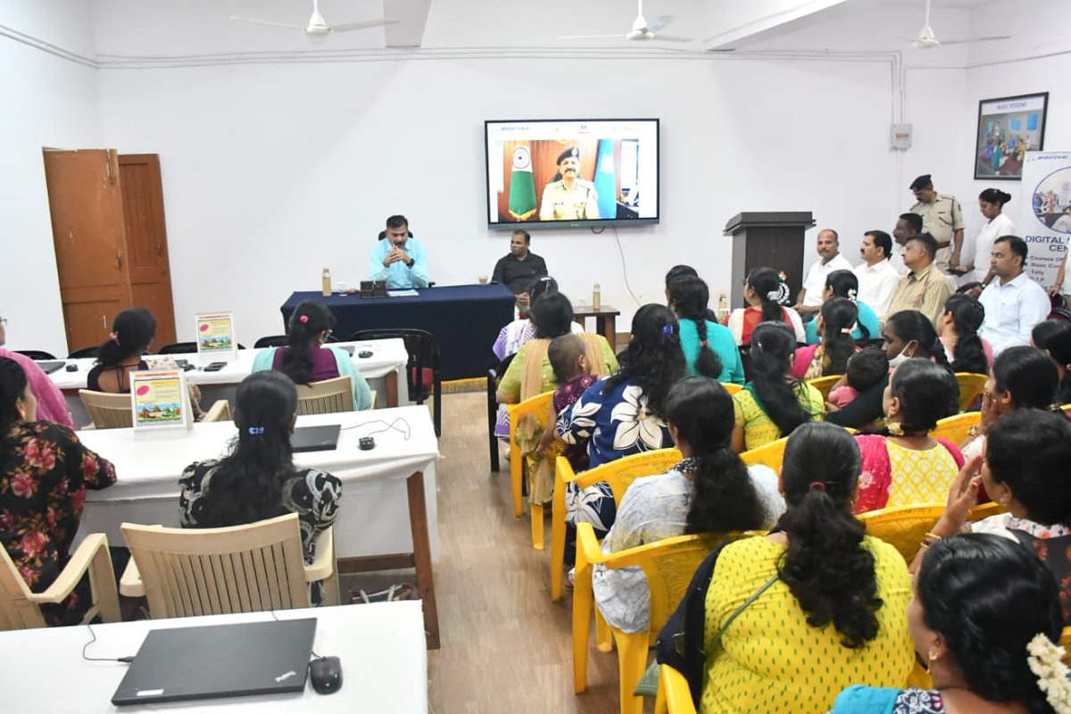 RCWABLR's tweet photo. SAHYOG DIGITAL LITERACY CENTRE was inaugurated by Shri. Padmakumar DIGP  GC BLR for the force personnel and family members in RCWA premises on 02/07/2026 which is going to be beneficial for the futuristic digitalized world. #CWA https://t.co/5dyJoFyex8