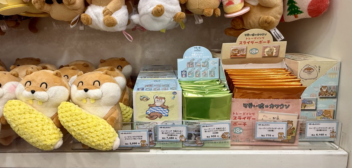 h_kiddyland's tweet photo. 🌟2F #可愛い嘘のカワウソ🌟

7/3(金)発売‼️
＼✨新商品のお知らせ✨／

お寿司🍣にスイカ🍉に、とうもろこし🌽と全部美味しそうです😋

また、可愛いランダム商品や実用的なエコバッグに加えて、過去シリーズのステッカーも販売いたします✨

この機会にぜひチェックしてみてください‼️

@lommy_y https://t.co/g9ObCu5Sut