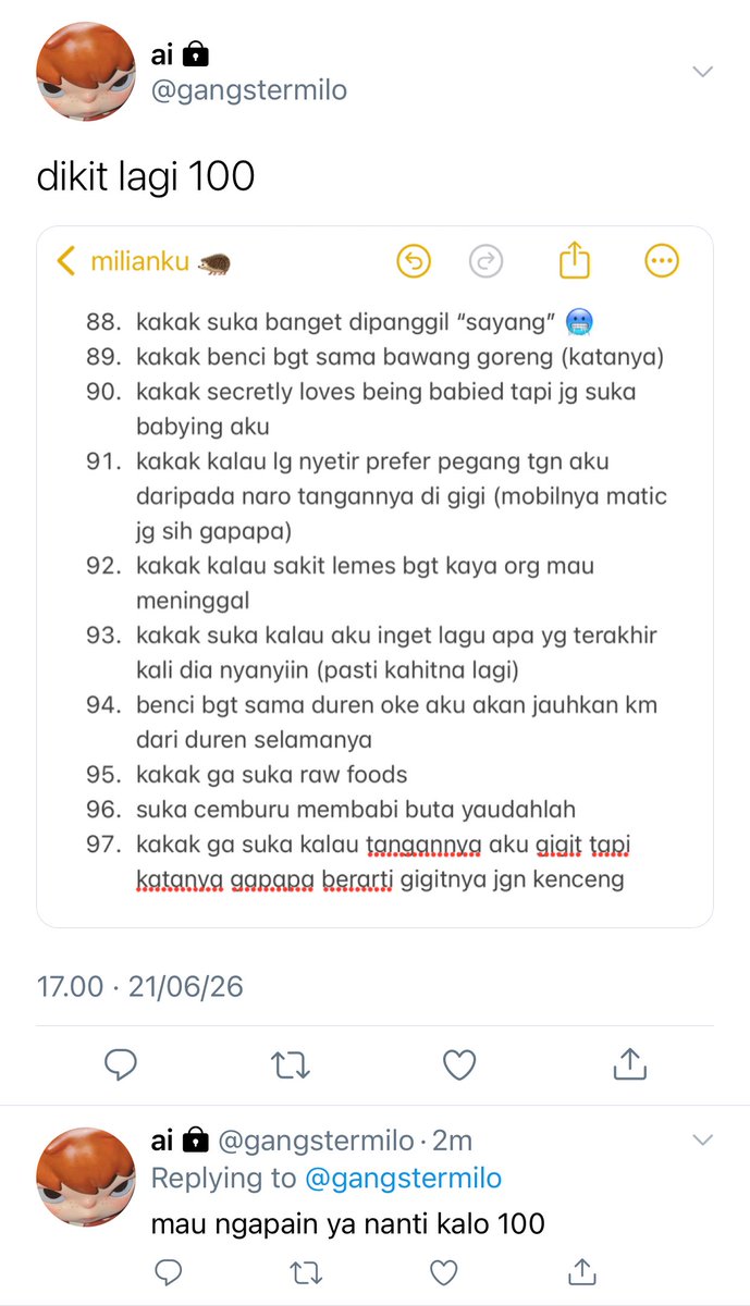 lecpastry's tweet photo. milian kalau liat ntik bikin notes gt pasti salting bgt https://t.co/5Og90nHQ2X