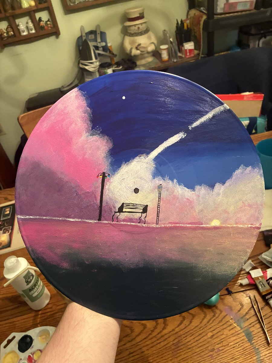 cybonicsocks's tweet photo. painted some old vinyls to be lost for a while and stranded themed :)
#redvox https://t.co/E4e1C2LMxt