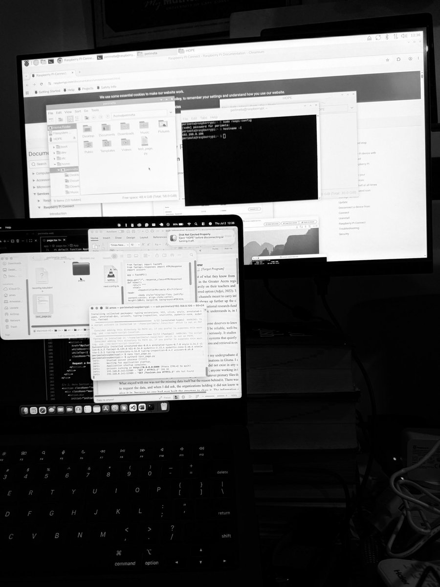 akboateng_'s tweet photo. Getting there. Fully Offline AI setup from a small device.

@PerimetaAI | https://t.co/Y3PRoDrzFF https://t.co/8ihwb14SHZ