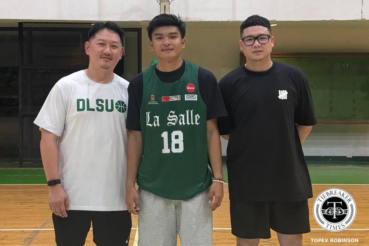 tj_canino's tweet photo. 🇵🇭GILAS U18 STANDOUT KYLE SARDON OFFICIALLY COMMITS TO THE 🏹DLSU GREEN ARCHERS:

🎙️: “Aside po sa basketball program, malaking tulong din po sa akin ang academics ng DLSU, lalo na para sa future ko. Super excited ako kasi dream school ko at makapaglaro under Coach Topex.” https://t.co/38oSFvNOge