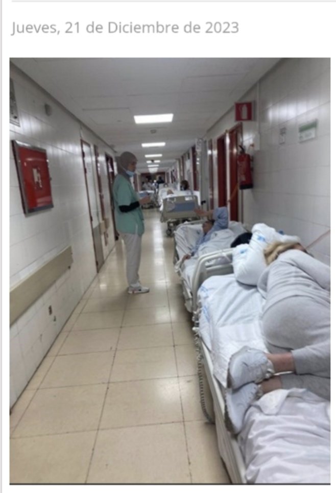 ElAguijon_'s tweet photo. Hay que ser muy miserable y muy gilipollas para intentar colar una foto de diciembre de 2023, en plena epidema de gripe, como actual. https://t.co/sIm4ghteOu