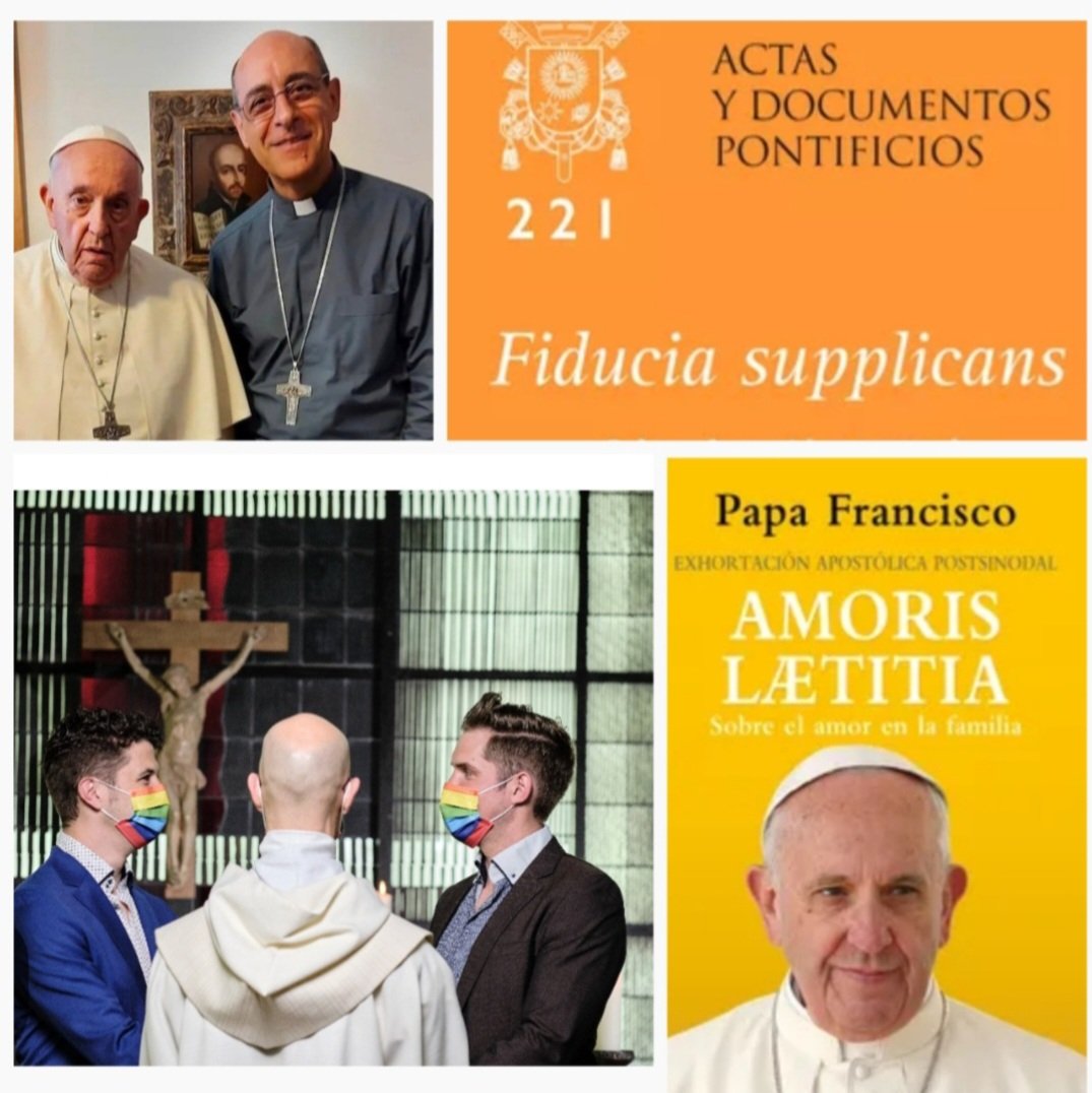 mjcotemj's tweet photo. @news_vaticano Con que autoridad?
Con que moral?
Contesten las Dubias! 
Derogen AL y FS!
Saquen a los sinodales, globalistas, homosexuales activos, masones, satanistas y a todos los que no fueron elegidos canonicamente! 
Mucho q cortar
Mucho q aclarar
La Cizaña ya se distingue
Y se debe quemar! https://t.co/XqGclb4HEw