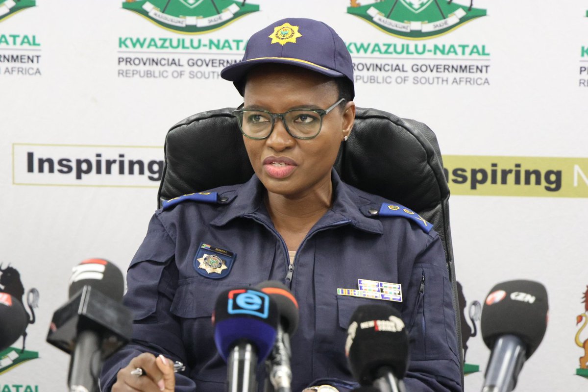 KZN_ComSafety's tweet photo. KwaZu-Natal Premier Honourable Thamsanqa Ntuli convened a media briefing during which he outlined developments that unfolded during the 30 June province-wide protests, which were mainly peaceful and disciplined.

The Premier was accompanied to the briefing by Acting Provincial https://t.co/CQeDGUmYV9