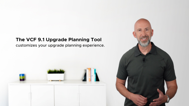 SeanWilliams68's tweet photo. VCF 9.1 supports more environments than ever. That's good news. It also means more possible upgrade paths. And depending on what you have deployed, knowing the right sequence isn't always obvious. We built something to fix that... https://t.co/D4Gi98TNqV https://t.co/cFfAP6R7c0