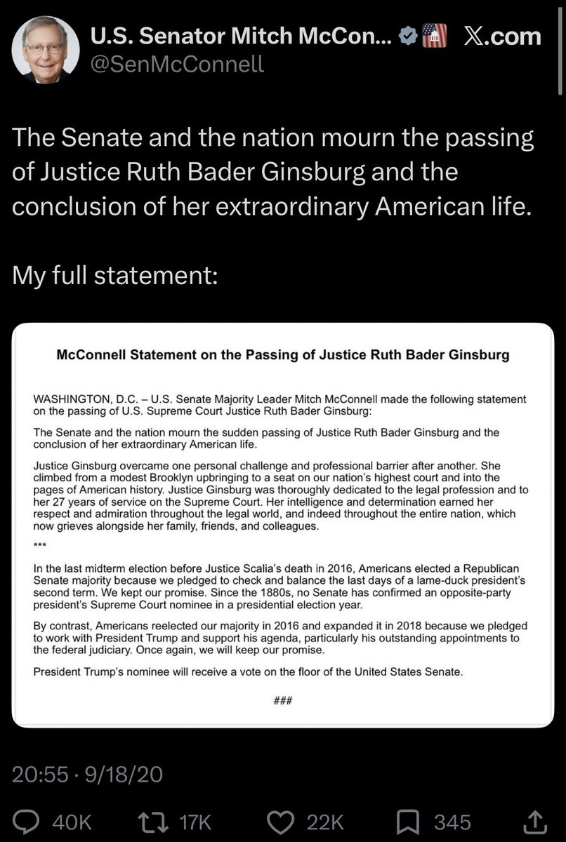 embasic's tweet photo. This was tweeted less than an hour after Ruth Bader Ginsburg died

May he have the day he deserves https://t.co/VGHU6aSJz5