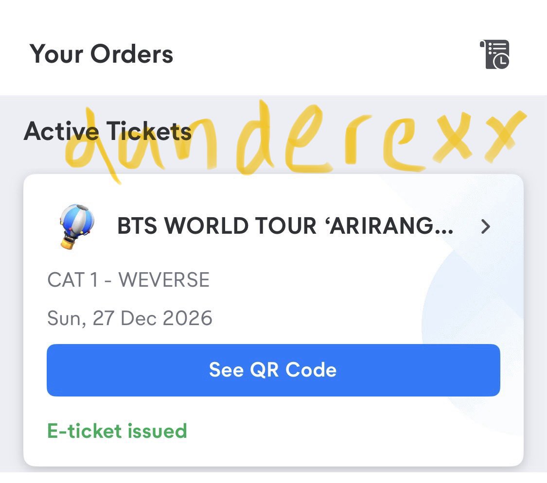 danderexx's tweet photo. WTS BTS ARIRANG IN JKT JAKARTA GBK DAY 2 CAT 1 . Masih ada 3 tix lagi, trusted! Mau COD boleh banget☺️🙏🏻🙏🏻 https://t.co/UAnoV0KH85