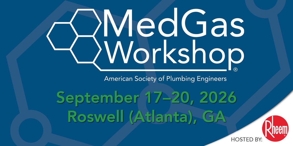 American Society of Plumbing Engineers (ASPE) tweet media