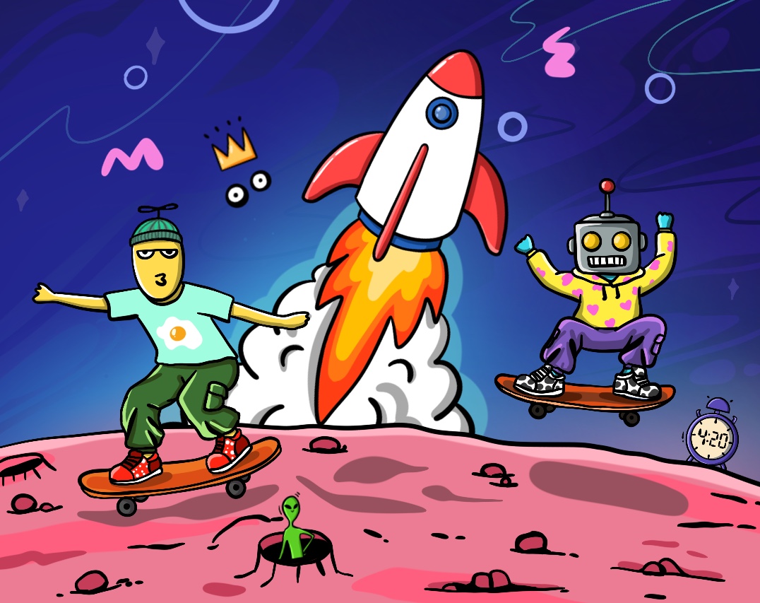 funkymates's tweet photo. missed out yesterday? we got you

we just reloaded the Funky Roulette with 15 fresh gtd spots

same rules:
- 25% chance to hit
- 1 spin per day

go test your luck before they are gone again: https://t.co/5jvajjLWki https://t.co/zAjRvzmYiC