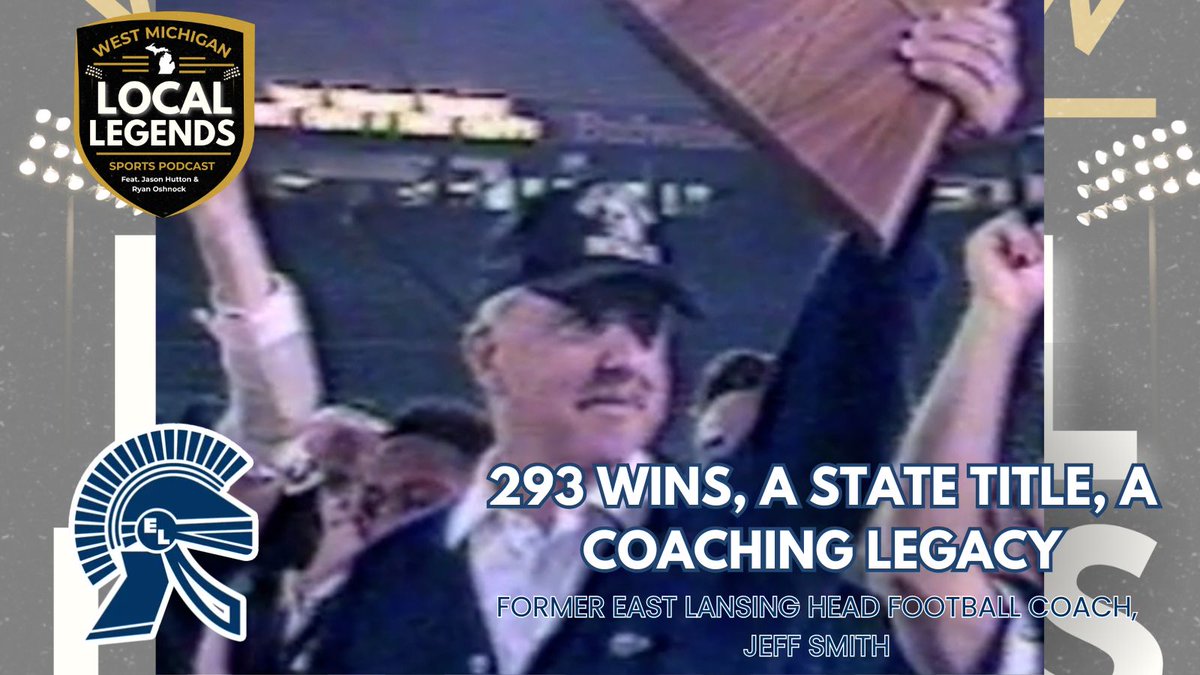 jhutt5's tweet photo. What does it take to win 293 football games?

Legendary East Lansing coach Jeff Smith joins us to reflect on a Hall of Fame career, the 1991 State Championship, Randy Kinder, unforgettable players, and the coaches who built a powerhouse.

https://t.co/rjGror7qXZ https://t.co/ZFbxckZcHn