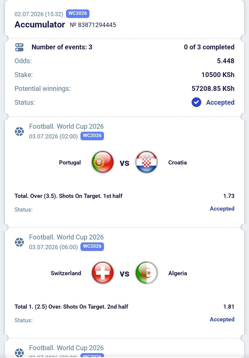 Bahda_254's tweet photo. #PARIPESA

WORLD CUP SHOTS ON TARGET SLIP✅✅💥

JOIN PARIPESA TO GET 100% BONUS✅

Promocode: TRAVIS1

Create acc👉 https://t.co/C9m64FS6OA

Download app👉 https://t.co/C06J9ukqg7

CODE: PVQTT https://t.co/bavroeddhG
