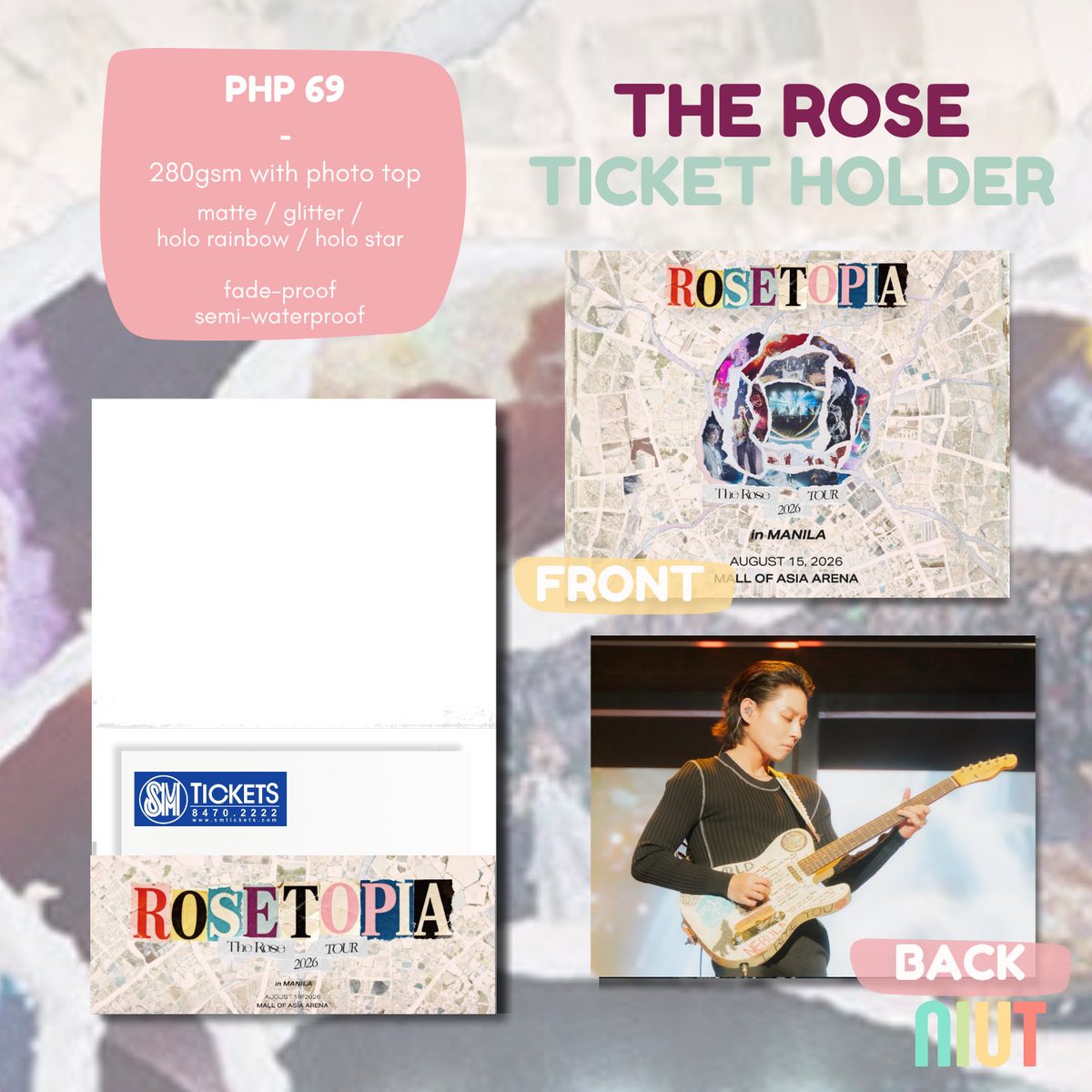 helloniut's tweet photo. The Rose ‘ROSETOPIA’ concert ticket holder now available in our TikTok Shop 🌹

Link: https://t.co/iVTI1TYQoO https://t.co/KO0W4a6l06