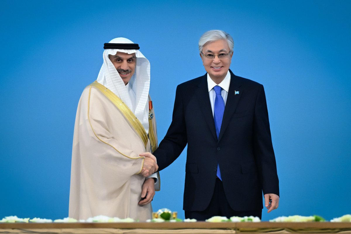isdb_group's tweet photo. H.E. Dr. Muhammad Al Jasser, Chairman of the IsDB Group, was awarded the Order of Dostyk, Second Class, by H.E. Mr. Kassym-Jomart Tokayev, President of the Republic of Kazakhstan, in recognition of his distinguished contribution to strengthening the enduring partnership between Kazakhstan and the IsDB Group.

“This honor is not only a recognition of what we have achieved together, but a call to deepen our partnership for the future.”~ said Dr Al Jasser

The award reflects the deep mutual trust and shared vision that have long defined the partnership between Kazakhstan and the IsDB Group, and reaffirms a common commitment to advancing sustainable development and shared prosperity.