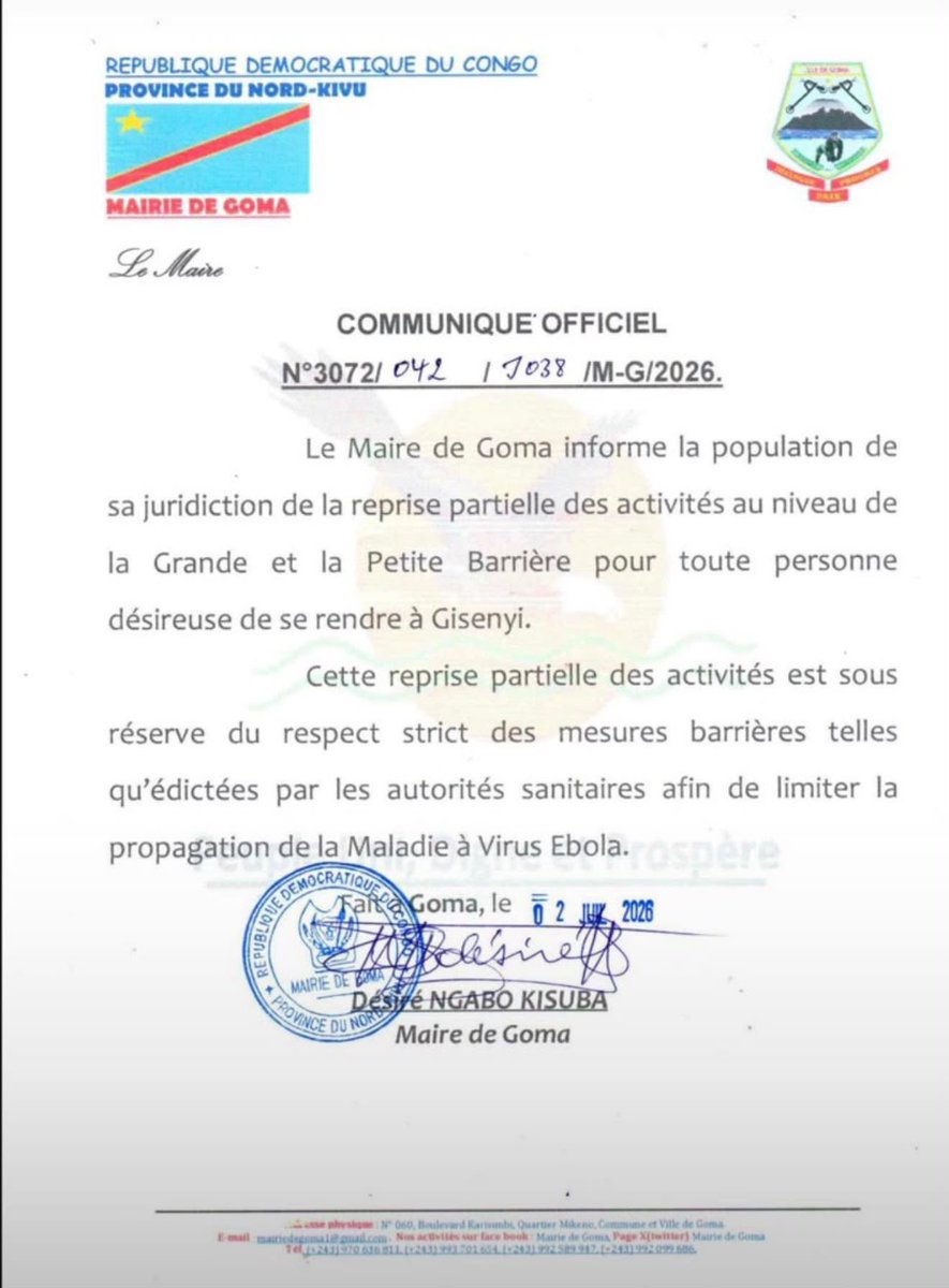 GradikKatsuva's tweet photo. Les barrières entre Goma et Gisenyi partiellement recouvertes pour tous les habitants ! https://t.co/21ssTwHskk