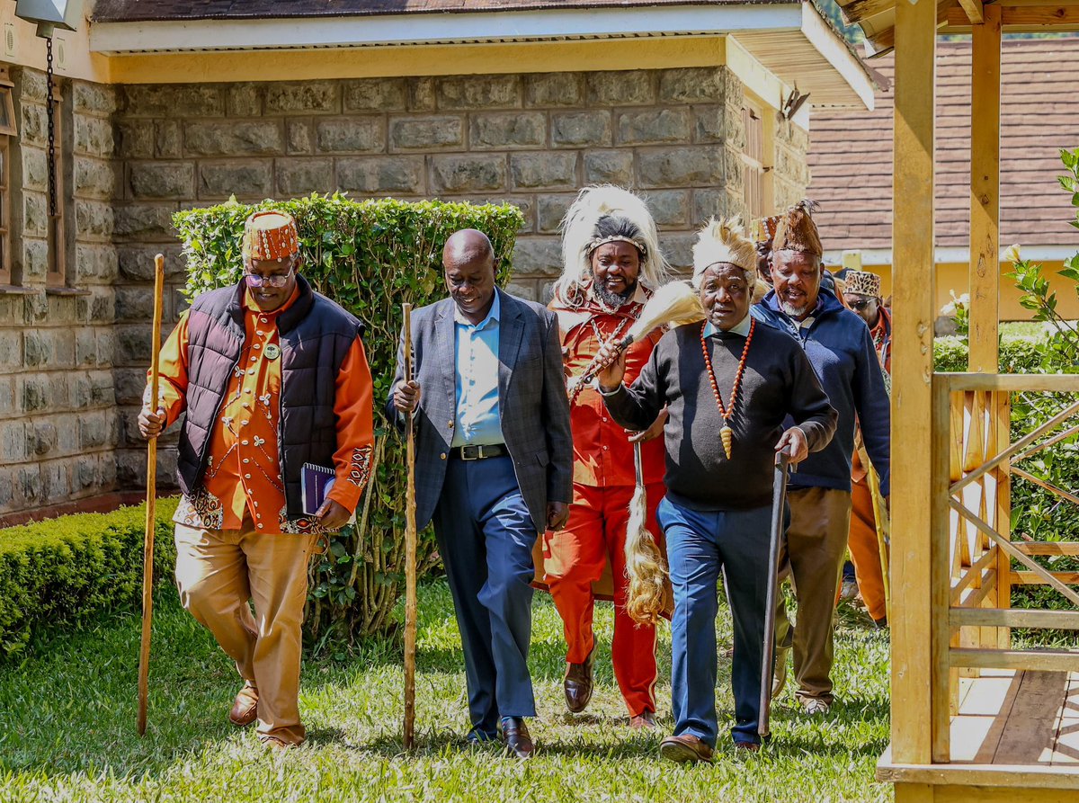 rigathi's tweet photo. Elders are repositories of wisdom and foresight. They see far ahead and deliberate carefully before making decisions. 

They pause before speaking and scrutinize thoroughly before granting approval or rejection. 

I consider myself privileged to have received such wise counsel from the leadership of Kiama Kia Kiama, the elders entrusted with guiding the Kikuyu community in matters of politics, economics, and social issues. 

Their guidance ensures the safety and prosperity of our community and the nation at large. 

Through their counsel, I have been directed on the way forward in our journey to liberate our country, including the formation of the 6th administration. 

They have emphasized the importance of safeguarding community interests and working collaboratively with fellow Kenyans for the greater good of our beloved Kenya.

Consultations continue. 

God bless Kenya!
