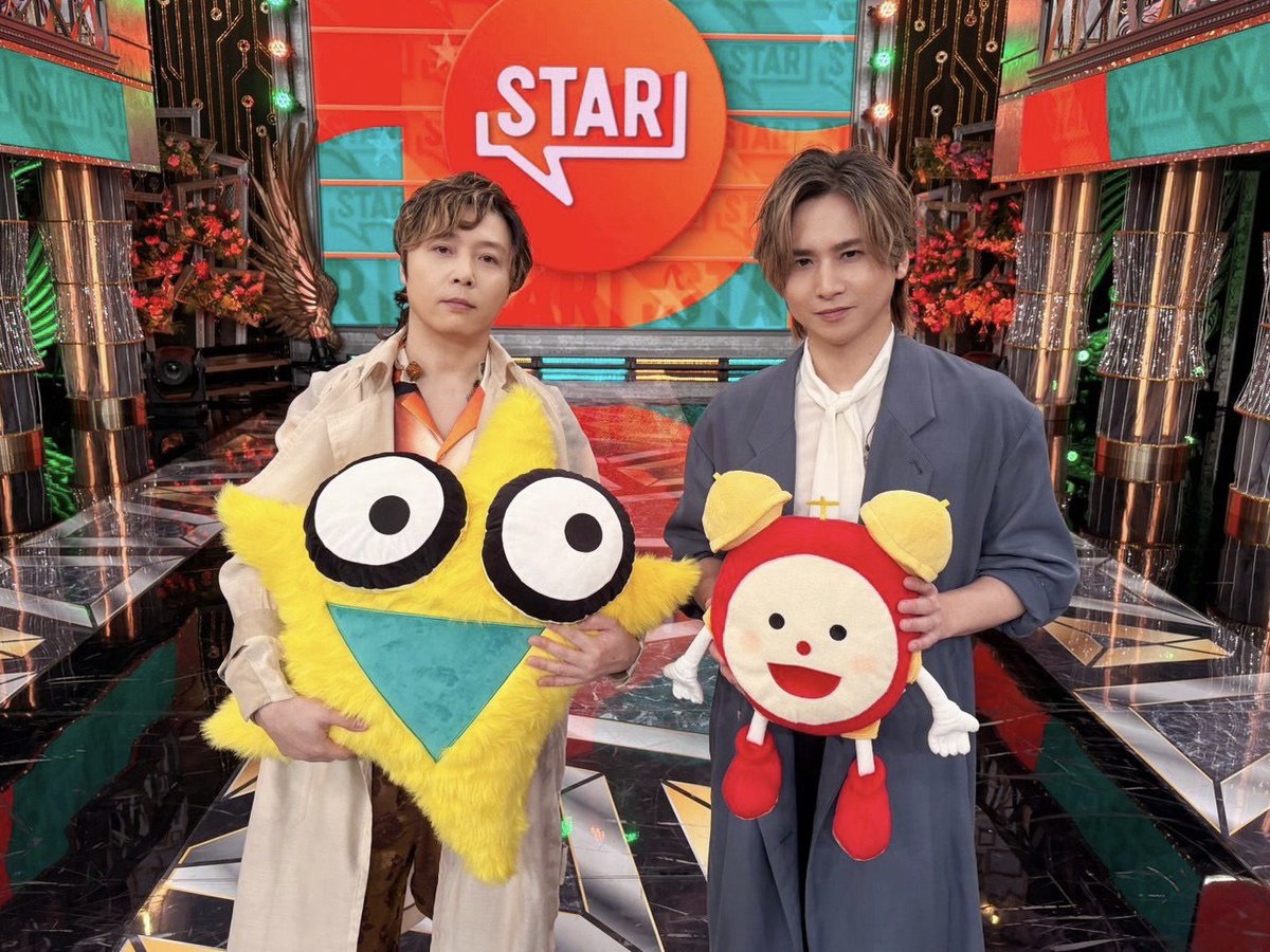 cx_mezamashi's tweet photo. あす3日(金)の #めざましテレビ エンタメPick Up☝️

音楽番組 「STAR」に出演した ＃DOMOTO のお二人にインタビュー🎤
二人の番組出演前の挨拶が
あまりにも“スター過ぎる”と大盛り上がり😆⭐️

#STARスター
☆内容変更の際はご了承下さい https://t.co/g9IveANNsl