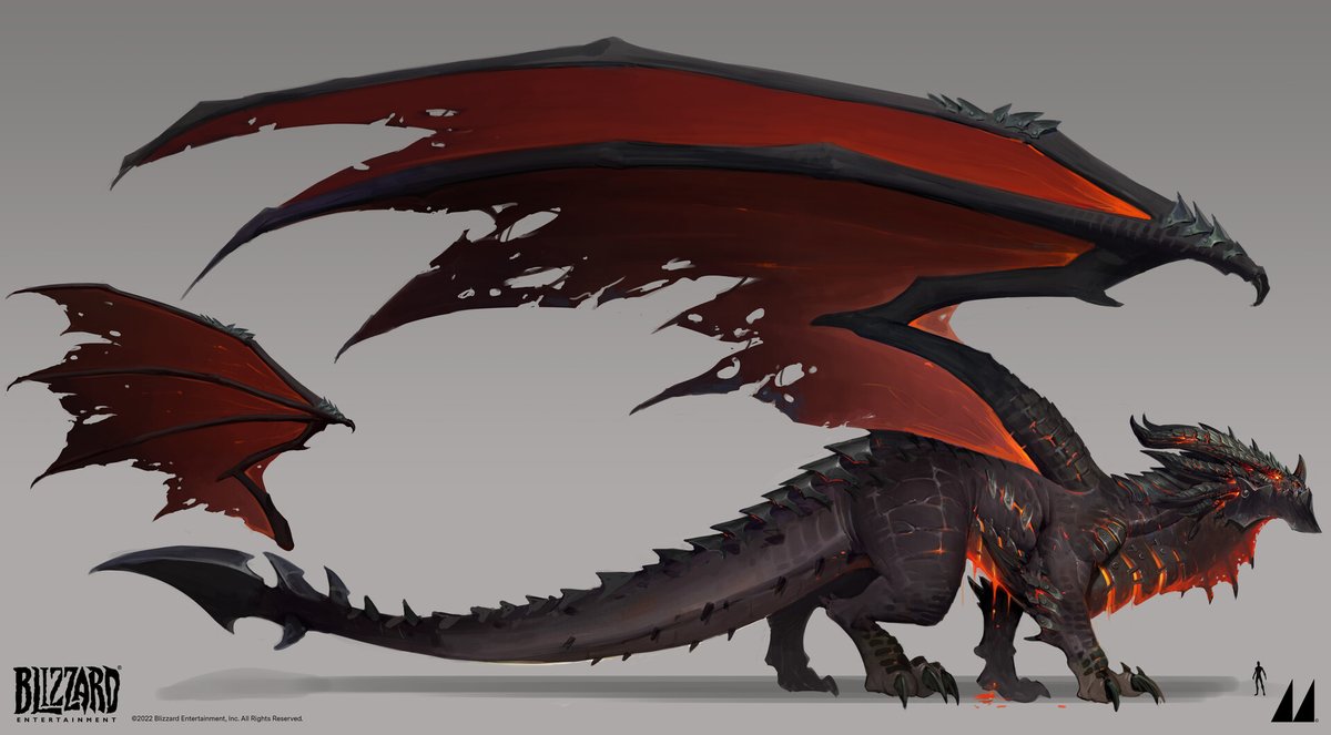 AntonioJ31's tweet photo. I have said it before and I will say it again. Deathwing is one of the best character designs to ever come out of Blizzard IPs. One of the best character designs in World of Warcraft. https://t.co/QsI4w0MvuD