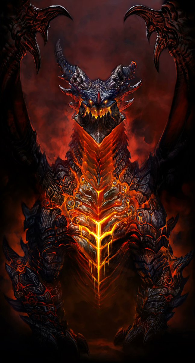 AntonioJ31's tweet photo. I have said it before and I will say it again. Deathwing is one of the best character designs to ever come out of Blizzard IPs. One of the best character designs in World of Warcraft. https://t.co/QsI4w0MvuD
