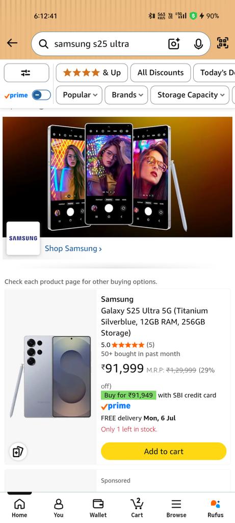 billusoni112's tweet photo. @stufflistings Display &amp; Processor. The display is absolutely stunning—bright, smooth and easy to use even outdoors. And the Snapdragon chipset delivers top-tier performance for gaming, multitasking and long-term reliability. A perfect flagship combo! 🔥 #AmazonPrimeDay4 #GalaxyS25UltraDay4 https://t.co/aj4lNZXQbG