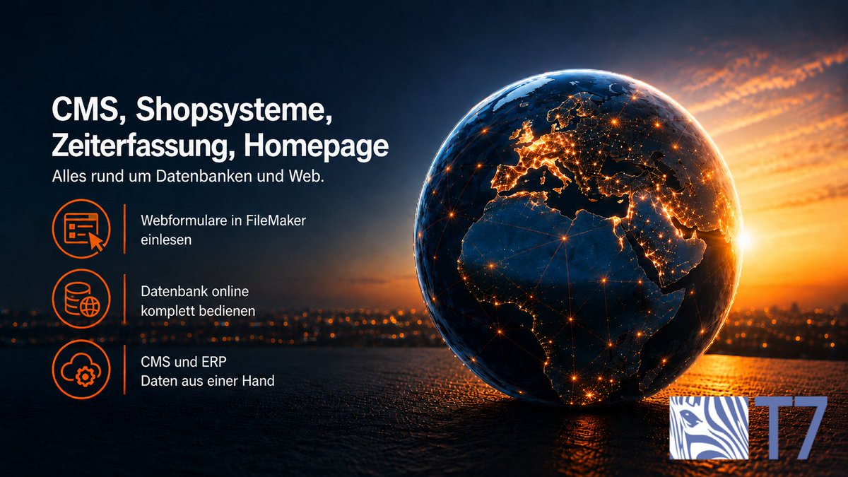 Think7_Systems's tweet photo. CMS, Shopsysteme, Zeiterfassung und Homepage, alles direkt mit FileMaker. 
https://t.co/CY7oLEwBZu 
#cms #shopsysteme #zeiterfassung #homepage #web #filemaker https://t.co/MhSrsxIZ9n