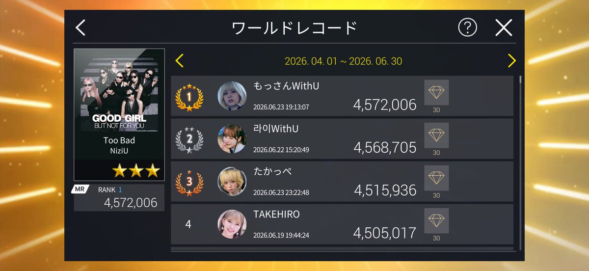 もっさんWithU tweet media