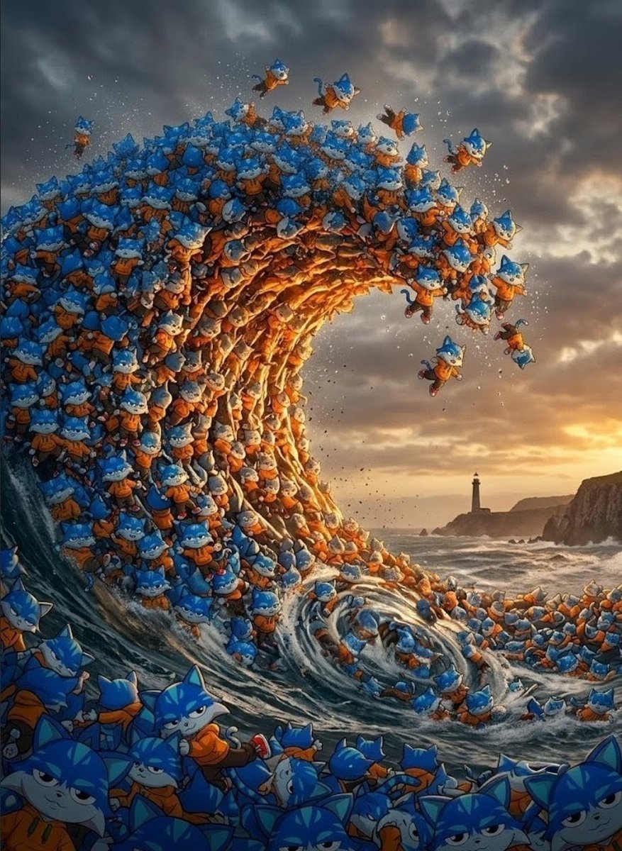Nic_Enoch's tweet photo. $Toshi Tidal Wave
Unstoppable💪   Ride with it👍
 Toshi | Face of Base🟦   The cat is blue💯
@Toshi @base https://t.co/MuiD8Q2eqs