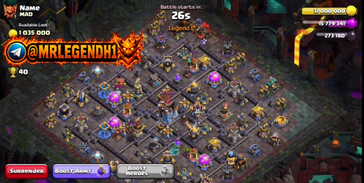 MRLEGENDH's tweet photo. Legend base
.QWASMI.ARAB COC:https://t.co/VcNTmqYOwo
CRONOS:https://t.co/ZL1c73DAGW
Name:https://t.co/0m5VKmPN9r
GAKU♠️Rula:https://t.co/xFQMxQqfa1
#MRLEGENDH #coc #clashofclans #th18 #legendbase https://t.co/W1I2rSLmbw