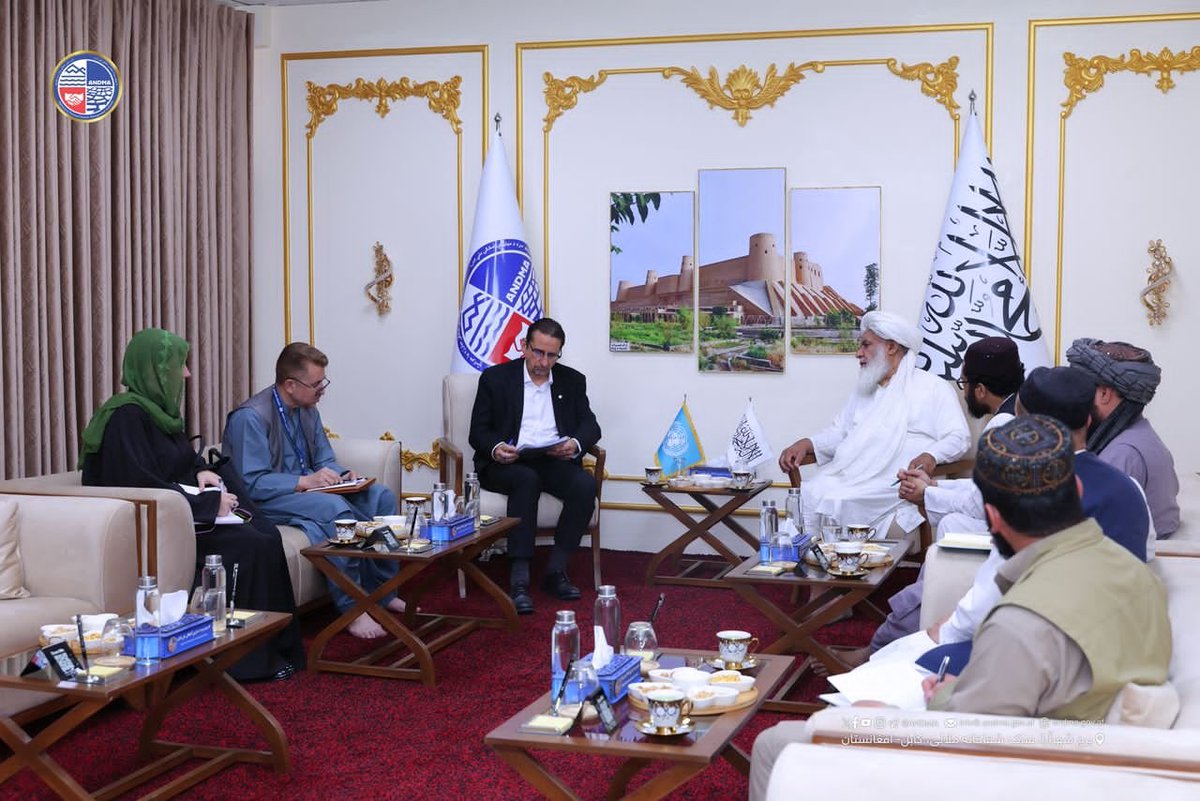 BurhanKhanSh's tweet photo. The Afghanistan National Disaster Management Authority #ANDMA held a productive and constructive meeting today with Mr.@UN_Lemarquis Deputy Special Representative of the United Nations Secretary-General for Afghanistan, Humanitarian Coordinator, and Deputy Head of the United Nations Assistance Mission in Afghanistan #UNAMA for Development Affairs.
On behalf of ANDMA, the Director General congratulated Mr. Lemarquis on assuming his new responsibilities and expressed his appreciation for the continued partnership and engagement of the United Nations in supporting humanitarian efforts in Afghanistan.
The meeting provided an opportunity for comprehensive discussions on key humanitarian priorities, including the localization agenda, enhancing the timeliness and effectiveness of humanitarian response, strengthening transparency and accountability mechanisms, preventing duplication of assistance, and ensuring that aid reaches the most vulnerable populations in an efficient and equitable manner.
During the discussion, the Director General of ANDMA reaffirmed the Authority's commitment to humanitarian principles and emphasized that transparency, neutrality, accountability, and rapid response constitute the fundamental pillars of ANDMA's operations and engagement with humanitarian partners.
Mr. Lemarquis reiterated the commitment of United Nations agencies and humanitarian partners to work in close coordination and cooperation with national humanitarian institutions and to advance humanitarian objectives through partnership, mutual understanding, and constructive dialogue. He further reaffirmed the United Nations' commitment to supporting people in need and to promoting greater transparency and effectiveness in humanitarian programming and assistance delivery.
The Director General expressed his appreciation for the continued support and cooperation of the United Nations and noted that the doors of ANDMA remain open to all humanitarian and development partners committed to serving the people of Afghanistan.
At the conclusion of the meeting, both sides reaffirmed their commitment to strengthening coordination and collaboration and pledged to continue working closely together to ensure timely, transparent, and effective humanitarian assistance for vulnerable communities across Afghanistan.
@unafghanistan @UNOCHA @UN_Lemarquis