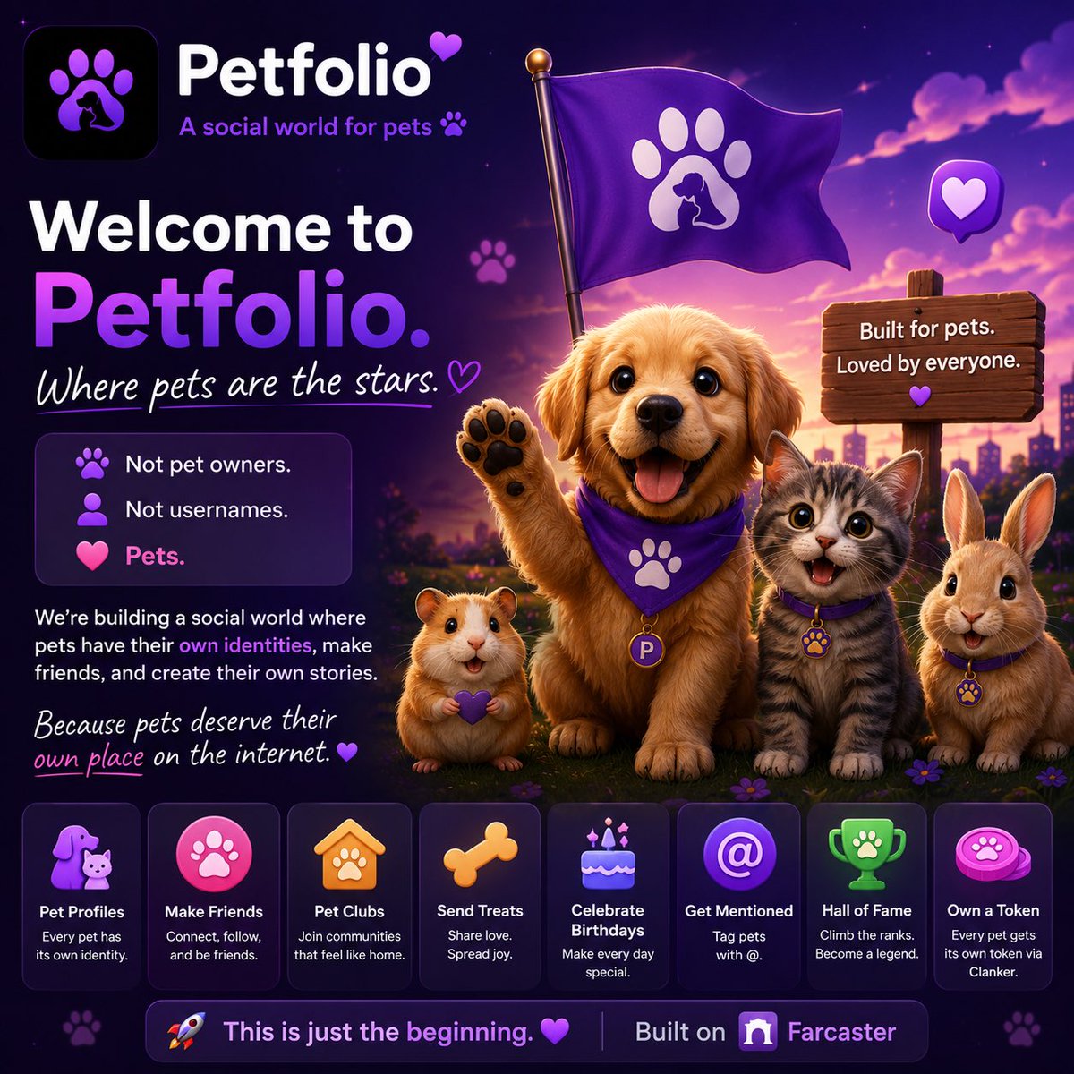 Petfolios tweet picture
