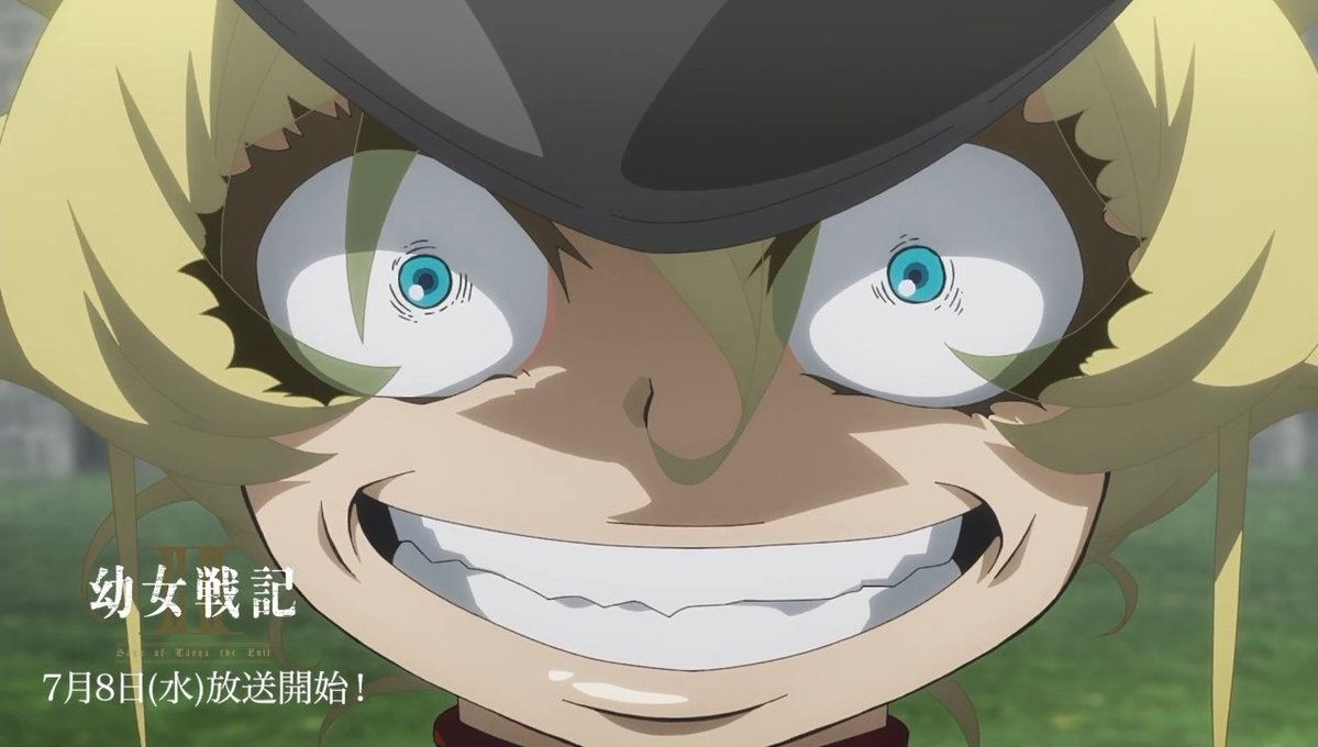 LeutnantJager's tweet photo. Y pensar que entre la película de Youjo Senki y la segunda temporada sólo han pasado cinco días dentro del lore, mientras que para nosotros fueron 5 años 🫠 https://t.co/h9phqhIq0Z