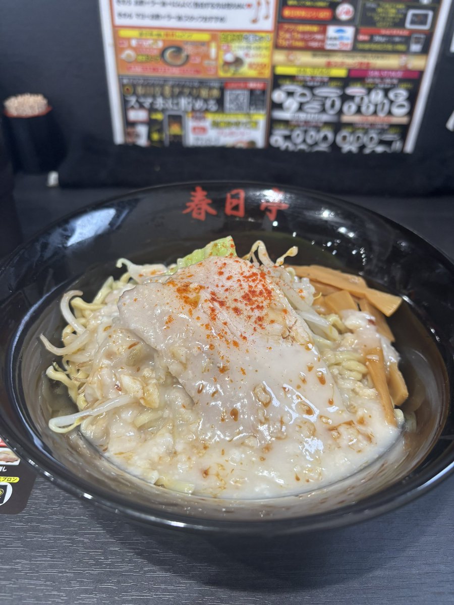 3939_c5's tweet photo. 春日亭　新潟店にいってきたよ♡
めっちゃ満員で、昼の部ぎりぎりだった😮‍💨🎶盛り付けもめっちゃ綺麗で美味しかった〜〜たまらん🥹🫶🏻💞💞
これで全店舗制覇続行❣️❣️❣️
 #油姫オーディション #春日亭 https://t.co/NXW0m4n9SJ