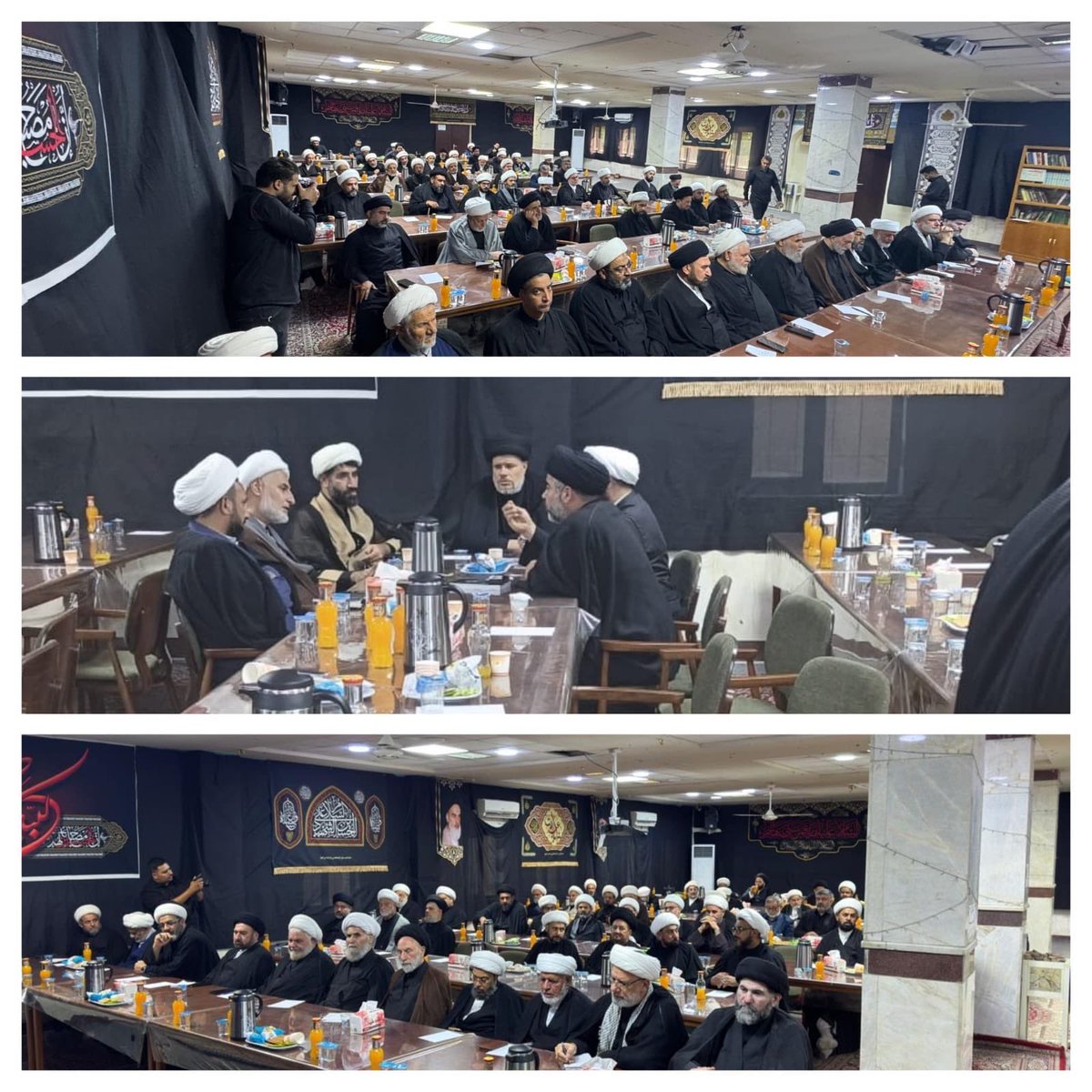 lasaydu511's tweet photo. بإشراف مكتب السيد القائد الشهيد علي الخامنئي (قدس سره) في النجف الأشرف، شارك السيد محمد الطباطبائي، نائب الأمين العام لحركة عصائb أهل الحق، في ترتيبات الاستعداد لمراسم تشييع السيد القائد الشهيد علي الخامنئي (قدس سره).

#الحسين_نهجنا
#قوموا_لله https://t.co/foQLuHXsZ0