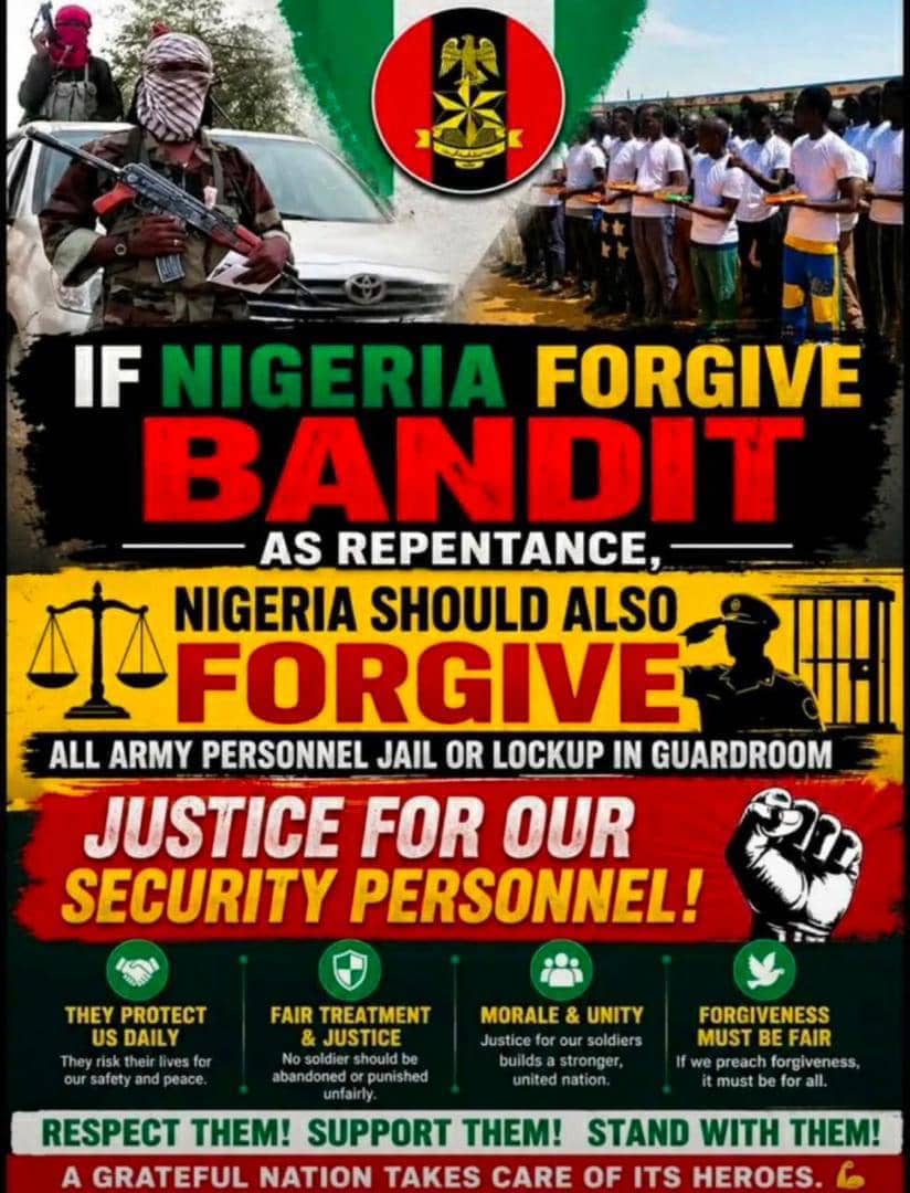 Yube_1's tweet photo. Justice for our great great GALLANT Force's 
Nigeria must exist more better again 

Say 
No to terrorists 
No to kidnap 

#PEACE 
#UNITY 
#LIFEMATTER https://t.co/0pjRiFGl8g