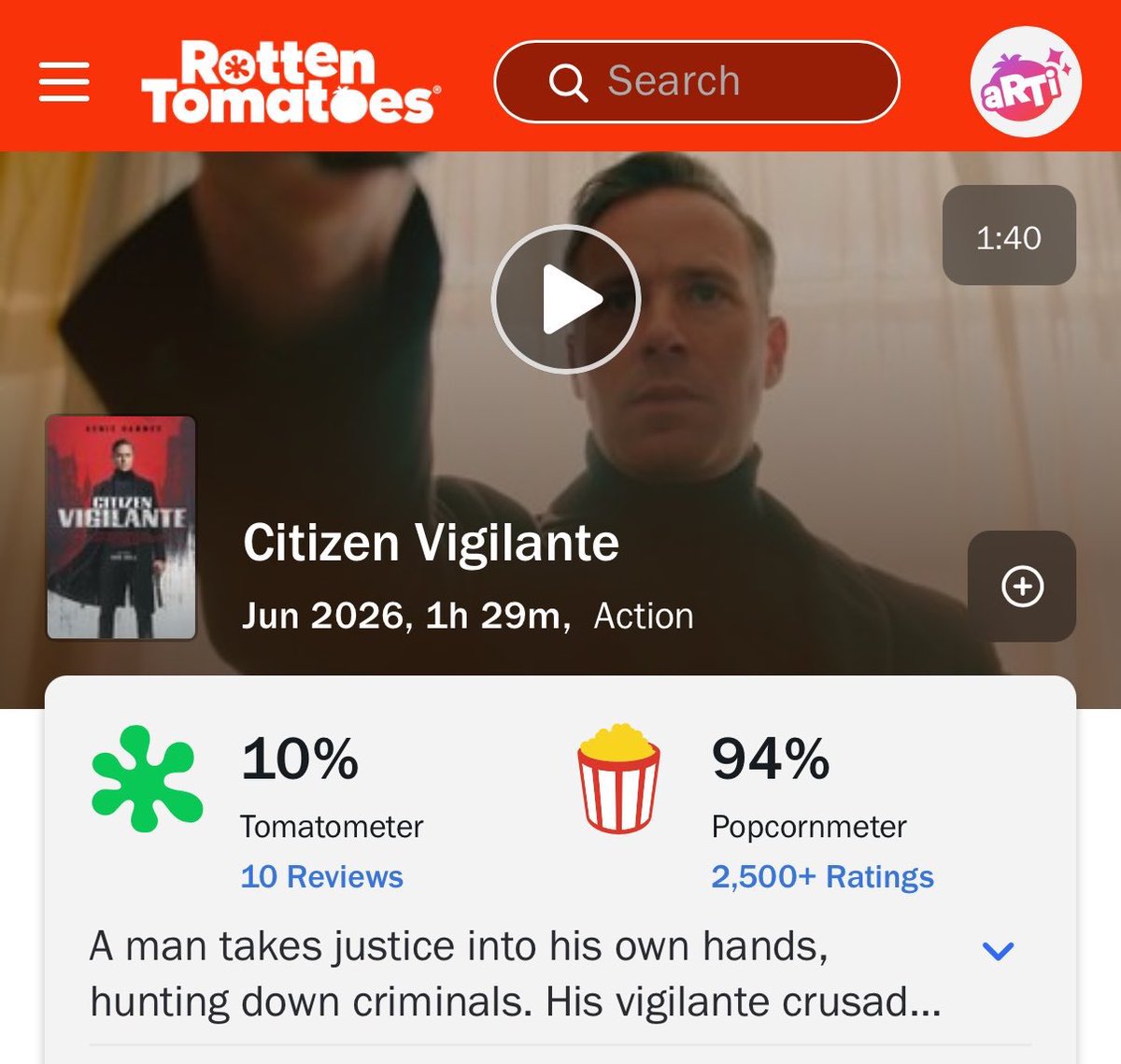 defense_civil25's tweet photo. I Give This Movie a Review of 100%! Five Stars ⭐️ ⭐️ ⭐️ ⭐️ ⭐️!! We are going to buy it and watch it again this 4th of July weekend!! 🇺🇸 https://t.co/Ulm6yCzWAH