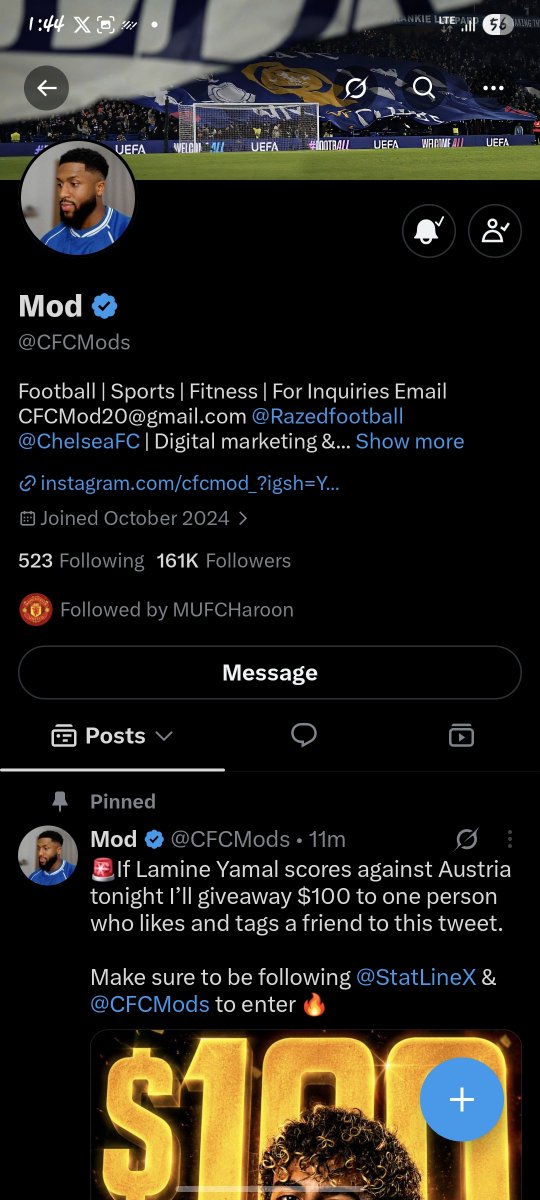 noobjax01's tweet photo. @CFCMods @StatLineX May Allah azza wah jalla help 
Win this giveaway 

@Ambil__ https://t.co/7rwK9UilTu
