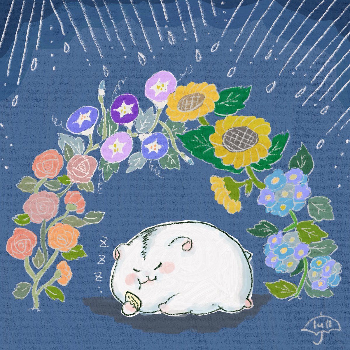 lull2562's tweet photo. なんとまぁ6月終わった実感が全く無かった…！
#ハムスター　#イラスト　#今月描いた絵を晒そう https://t.co/dHwF22u3GL
